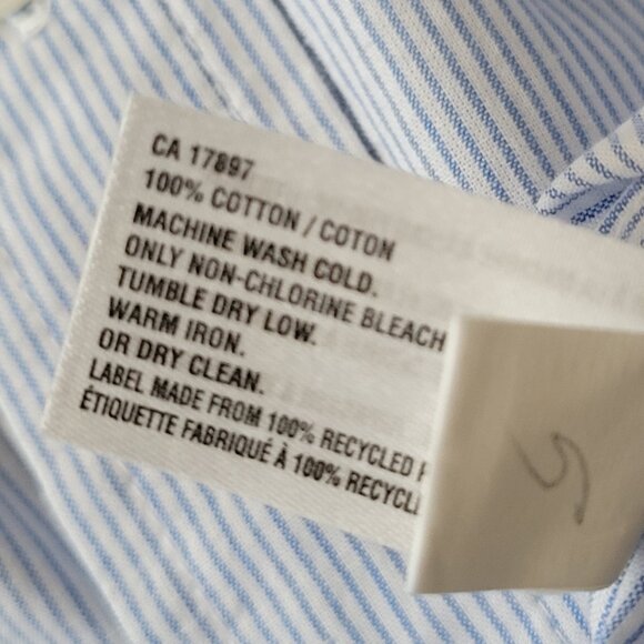 NEW GAP Women's Long Sleeve Striped Shirt Size XS NWT - Picture 6 of 8